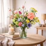 Spring is in the air - Zijden boeket - Zijden bloemen boeket - Boeket kleuren explosie - Groot Zijde boeket - L